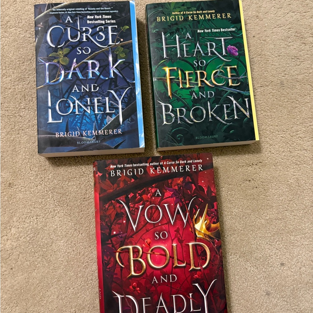 Brigid Kemmerer Book Set - A curse so dark and lonely